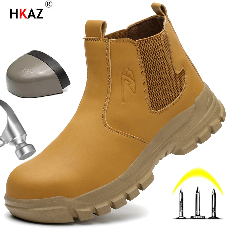 Outdoor Adventure For Adults - Waterproof Men's Safety Work Boots Steel