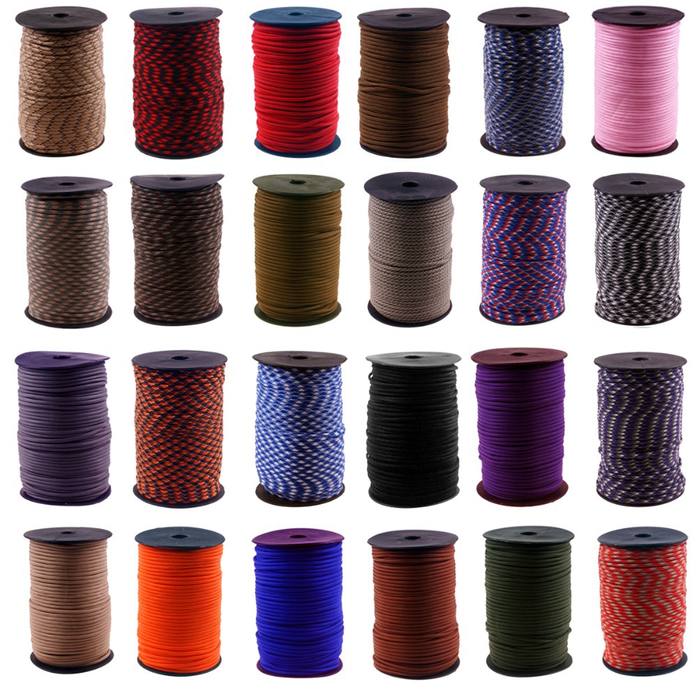 Paracord 550 Feet - 100 meters (320 feet ) Spool