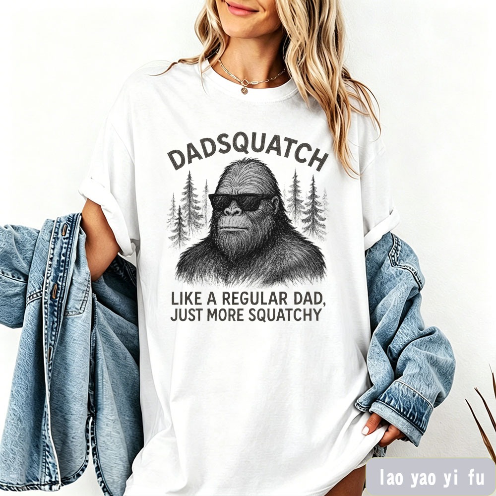 Funny Bigfoot Dad Gift Fashion - Outdoor Adventures Clothing 评论和价格