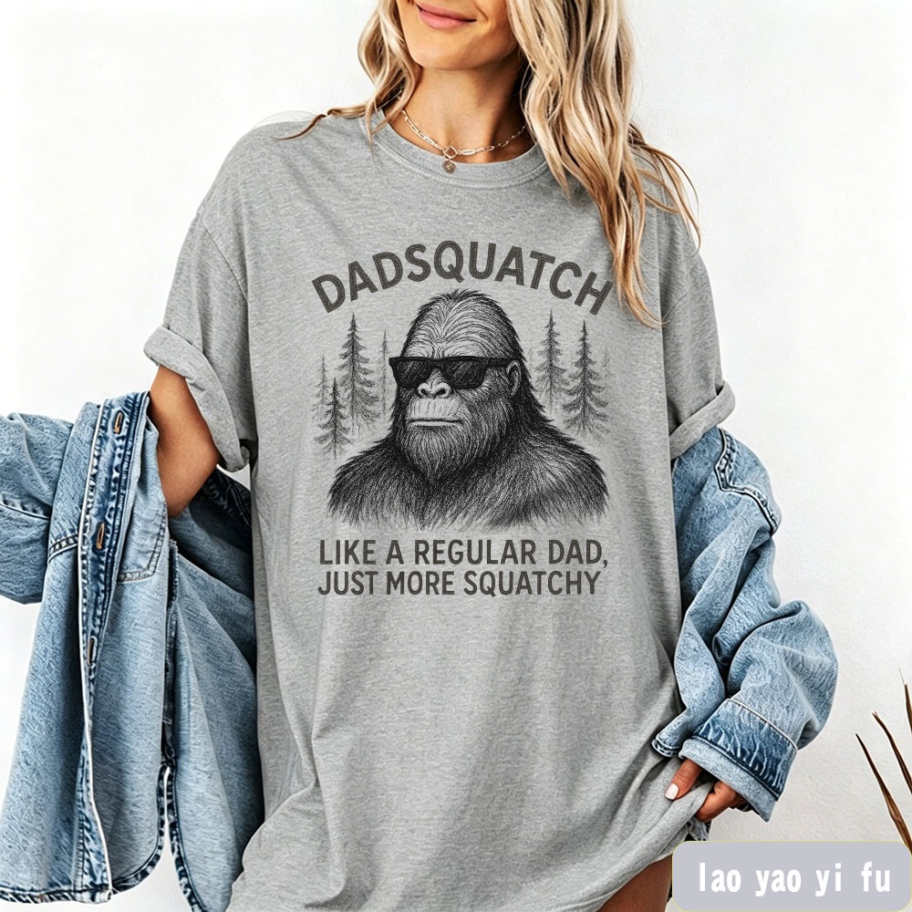 Funny Bigfoot Dad Gift Fashion - Outdoor Adventures Clothing 评论和价格