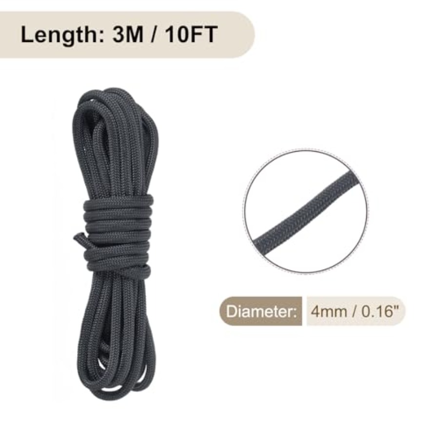 Outdoor camping tent gear: 4mm - Paracord 550 Feet 评论和价格
