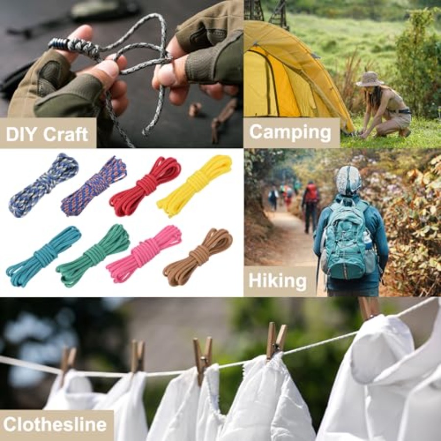 Outdoor camping tent gear: 4mm - Paracord 550 Feet 评论和价格