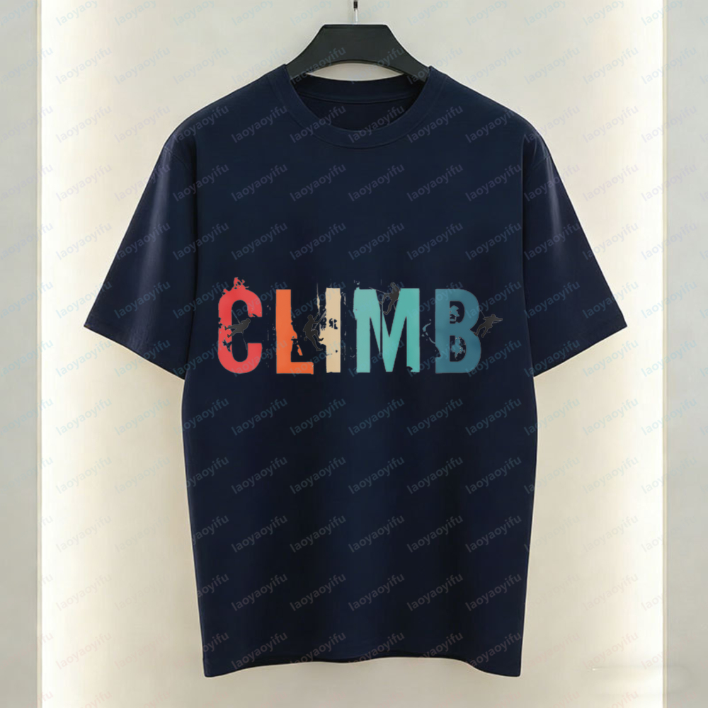 Climb Graphic Cotton Tshirts O - Outdoor Adventures Clothing 评论和价格