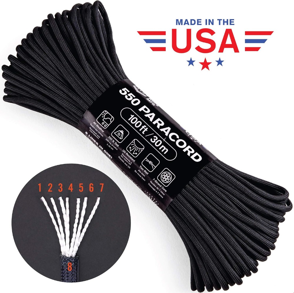 550 Paracord 100 Feet 7-Strand - Paracord 550 Feet 评论和价格