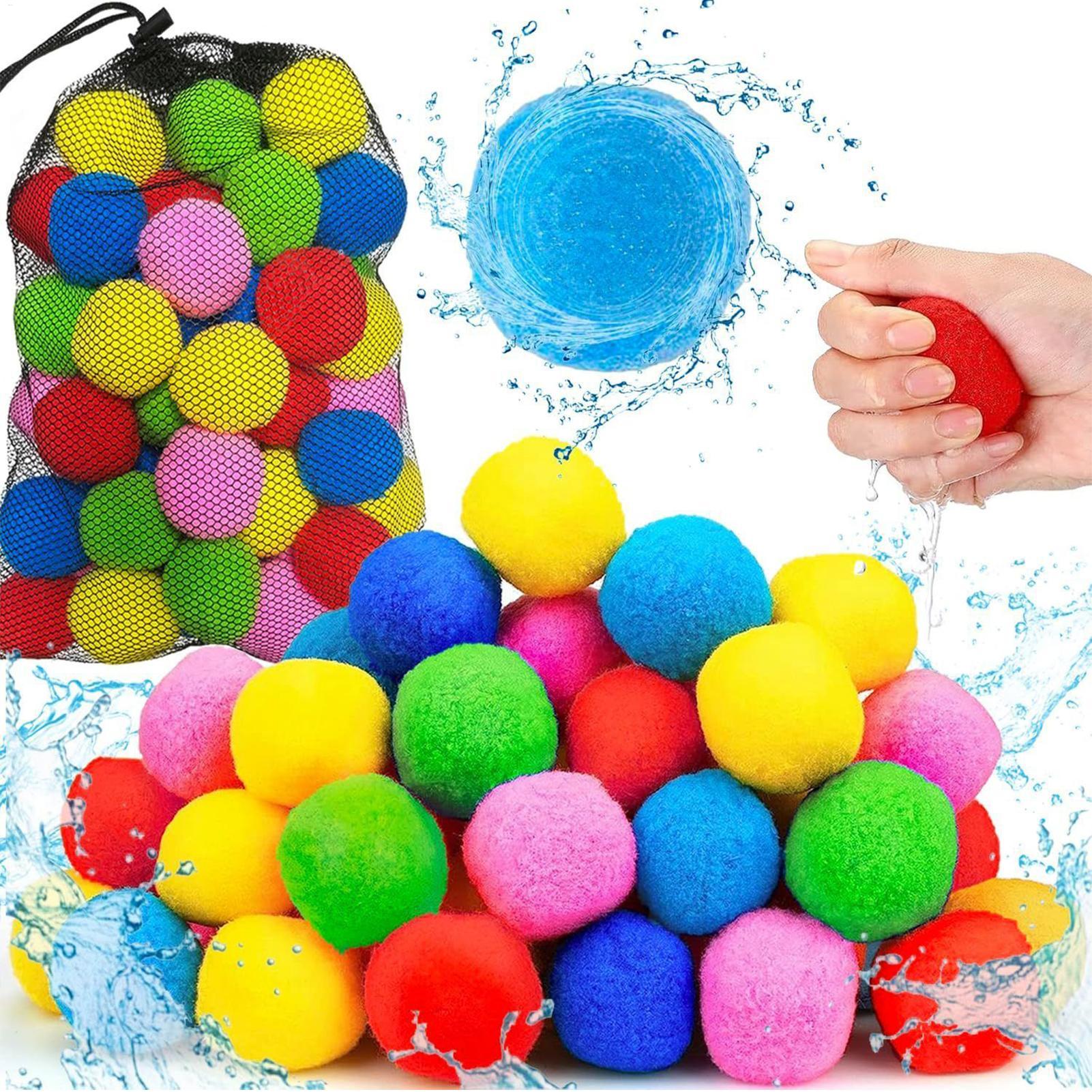 60pcs/set Reusable Water Balls - Outdoor Adventure Games 评论和价格