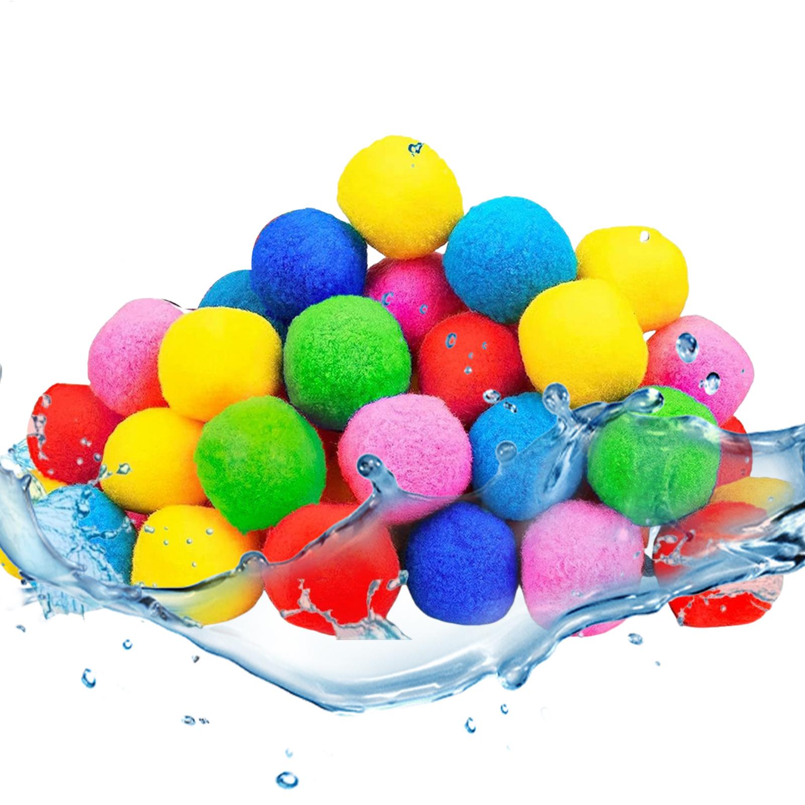 60pcs/set Reusable Water Balls - Outdoor Adventure Games 评论和价格