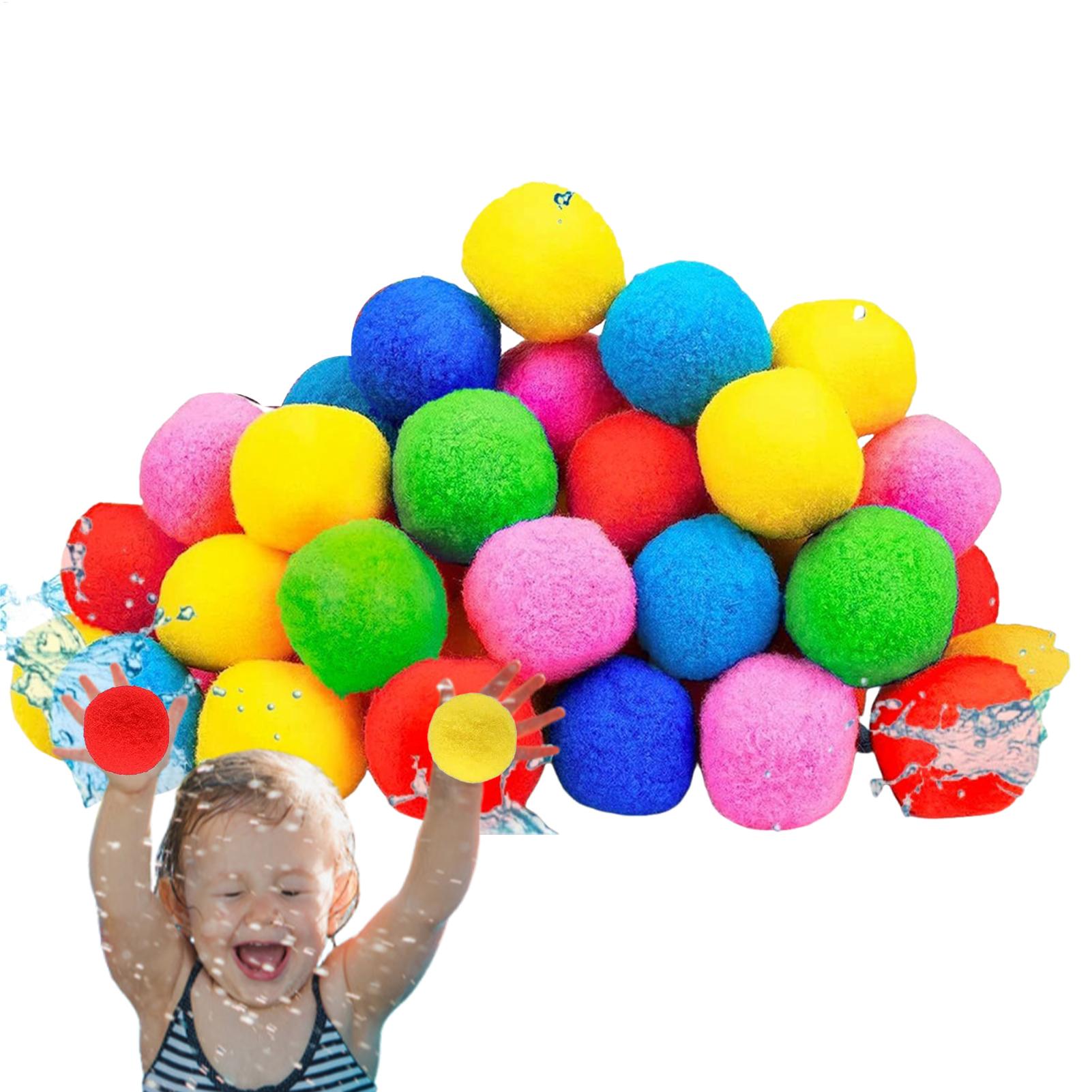 60pcs/set Reusable Water Balls - Outdoor Adventure Games 评论和价格