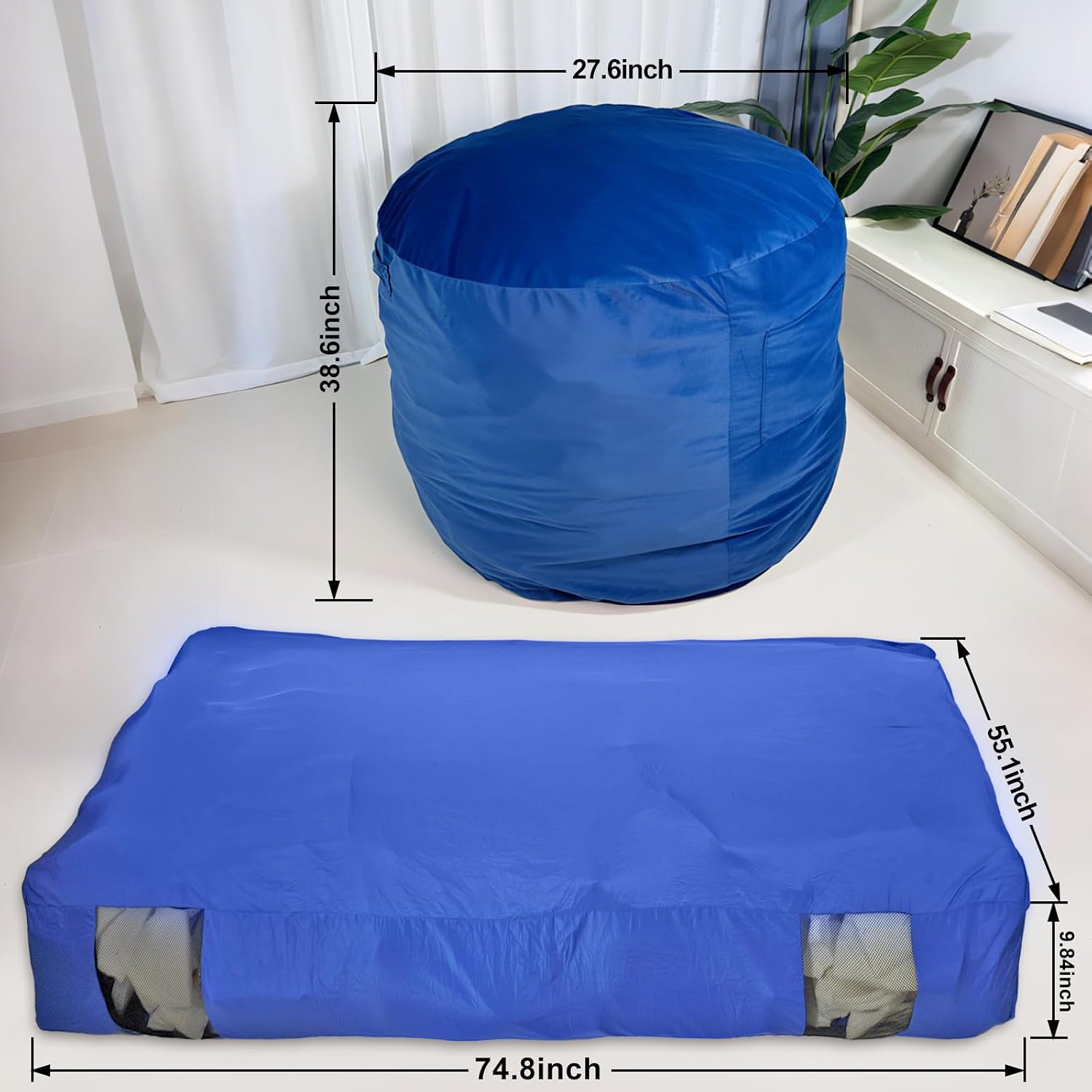 Bean Bag Chair and Sensory Cra - Crash Pad Folding 评论和价格
