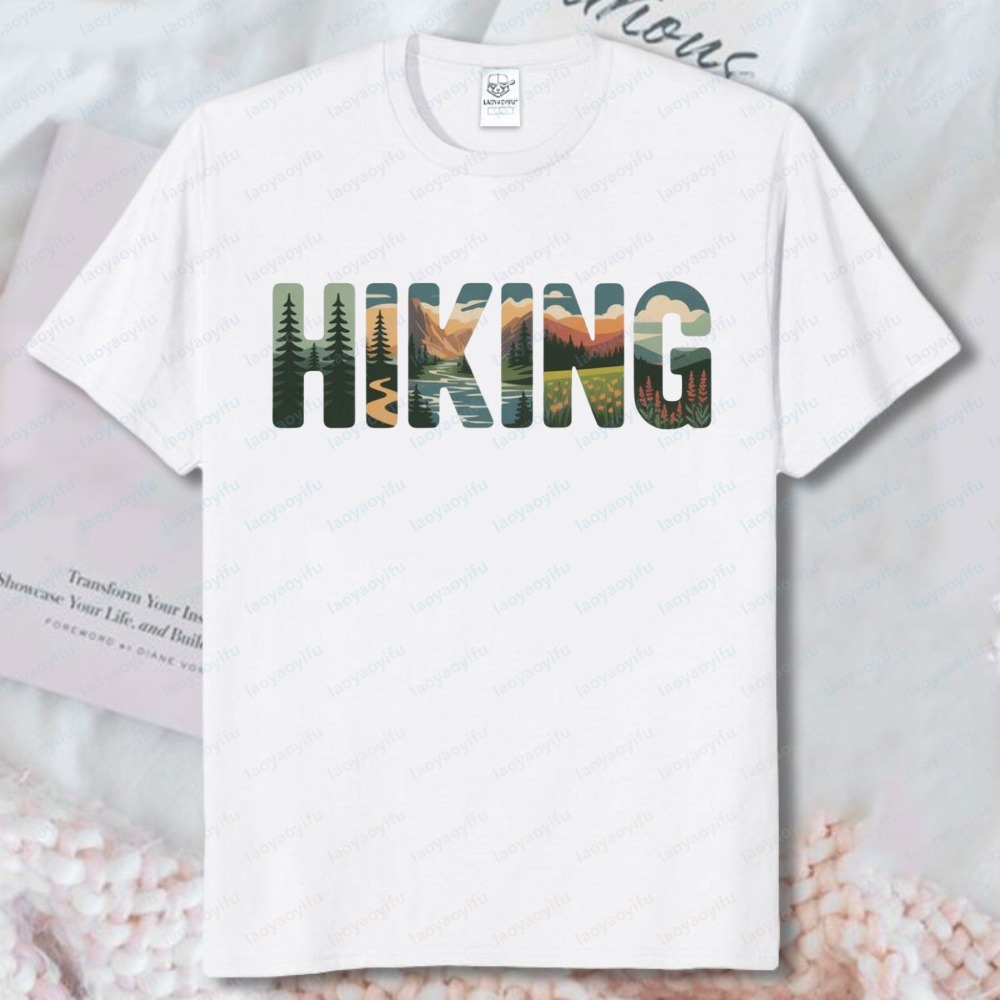 Hiking Tees Nature Landscape L - Outdoor Adventures Clothing 评论和价格
