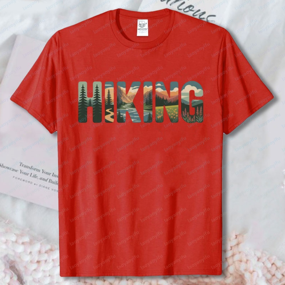 Hiking Tees Nature Landscape L - Outdoor Adventures Clothing 评论和价格