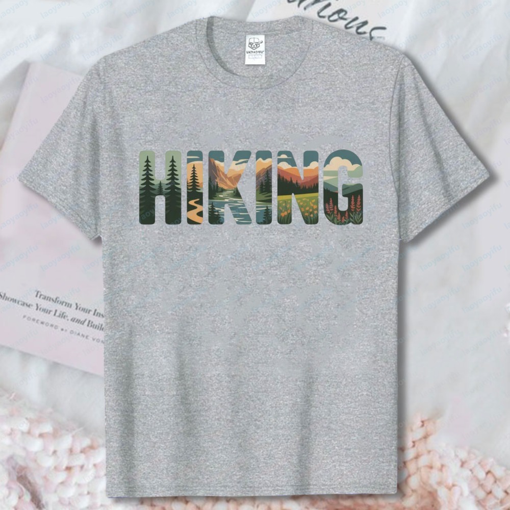Hiking Tees Nature Landscape L - Outdoor Adventures Clothing 评论和价格