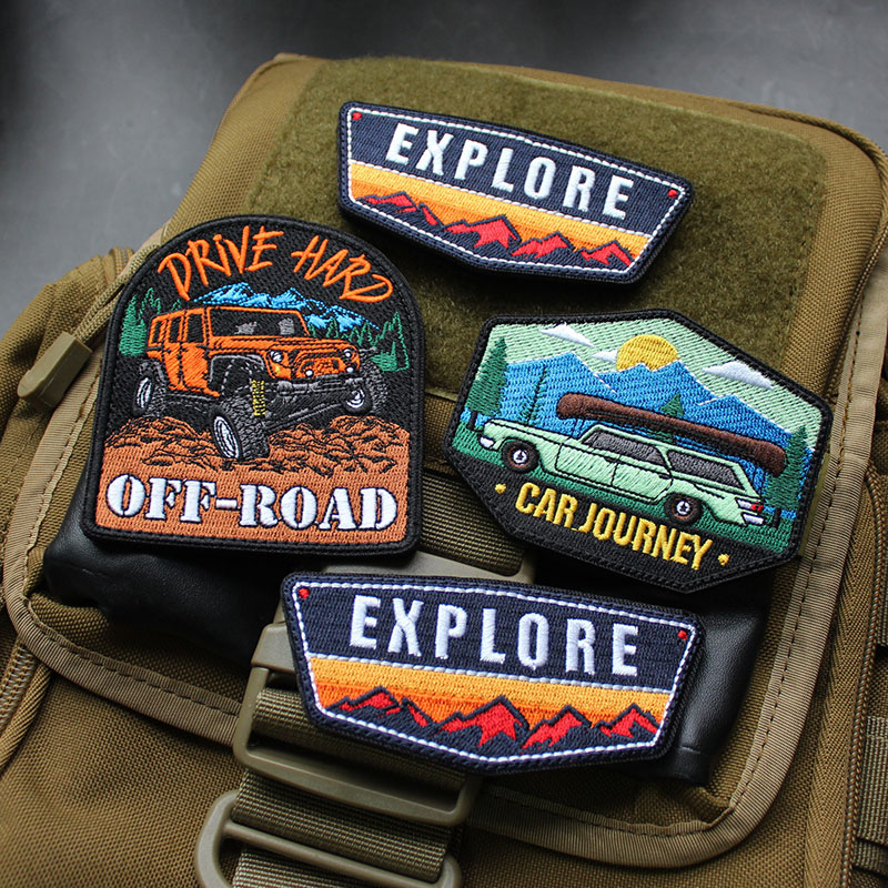 Landscape Embroidery Patch Off - Outdoor Adventures Clothing 评论和价格
