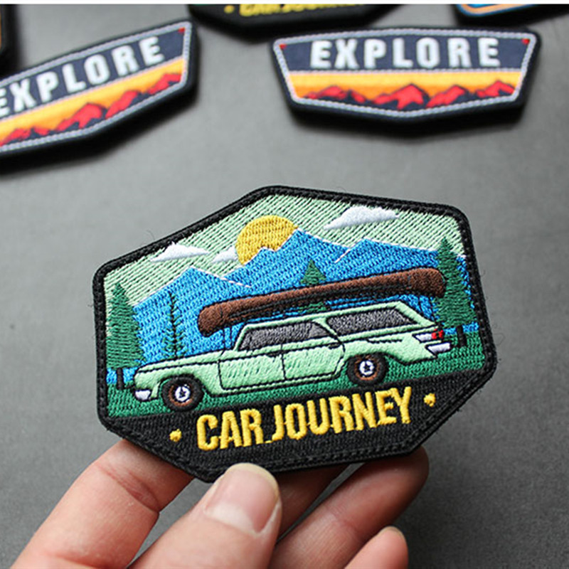 Landscape Embroidery Patch Off - Outdoor Adventures Clothing 评论和价格